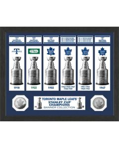 Toronto Maple Leafs Stanley Cup Banner Collection Photo Mint