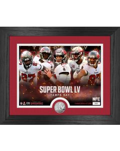 Tampa Bay Buccaneers Super Bowl 55 Team Force Silver Coin Photo Mint