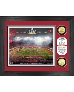 Tampa Bay Buccaneers Super Bowl 55 Champions Celebration Bronze Coin Photo Mint